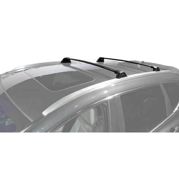Fits 17-22 Honda CR-V OE Style Roof Rack Cross Bar Black Aluminum Rail Crossbar